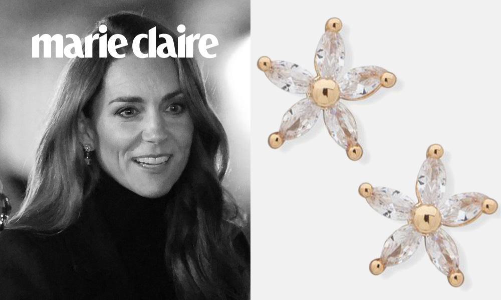 Marie Claire: “Princess Kate’s Sparkly $38 Earrings Sold Out in 24 Hours—Shop These Royally-Inspired Styles Instead”